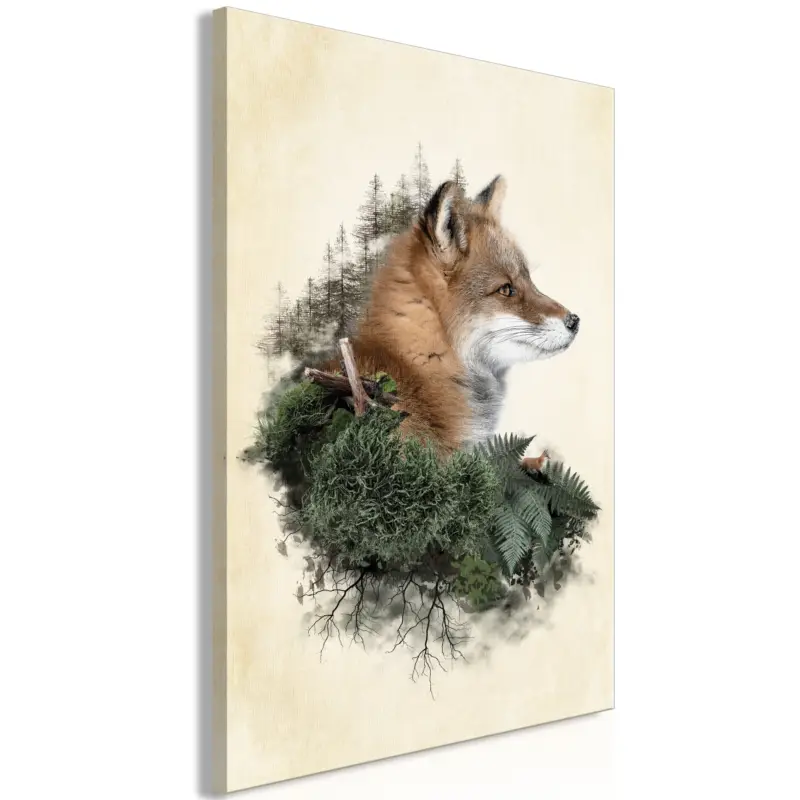 Schilderij - Mr Fox (1 Part) Vertical - 40x60 Top Vente