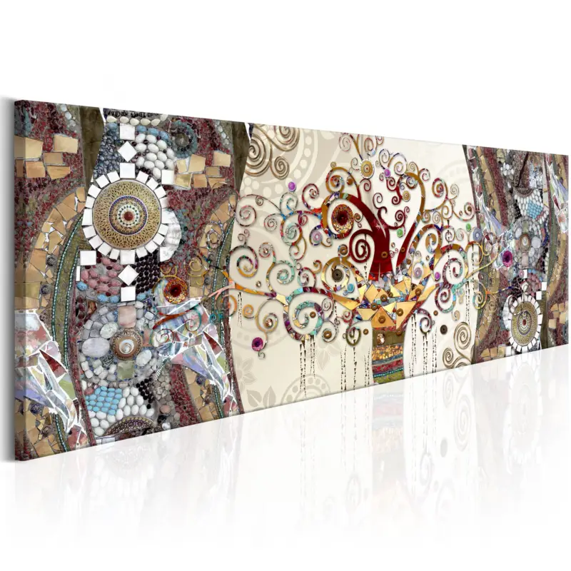 Soldes Schilderij - Mosaic Abstract - 120x40