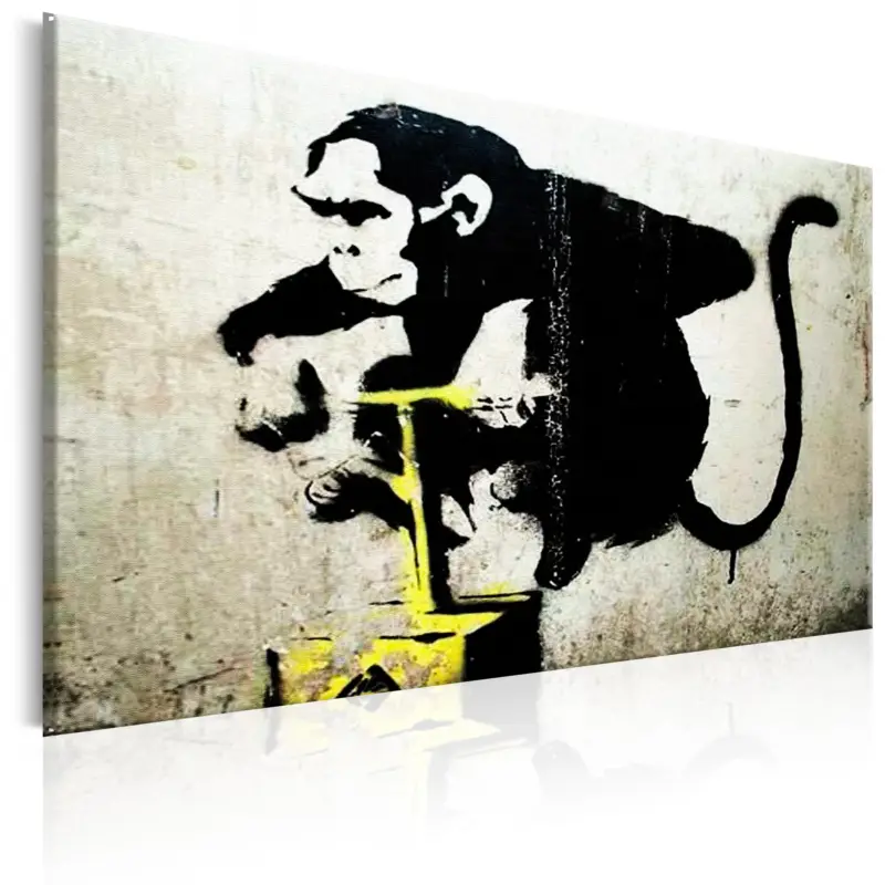 Achetez Aujourd’hui Schilderij - Monkey Detonator by Banksy - 120x80
