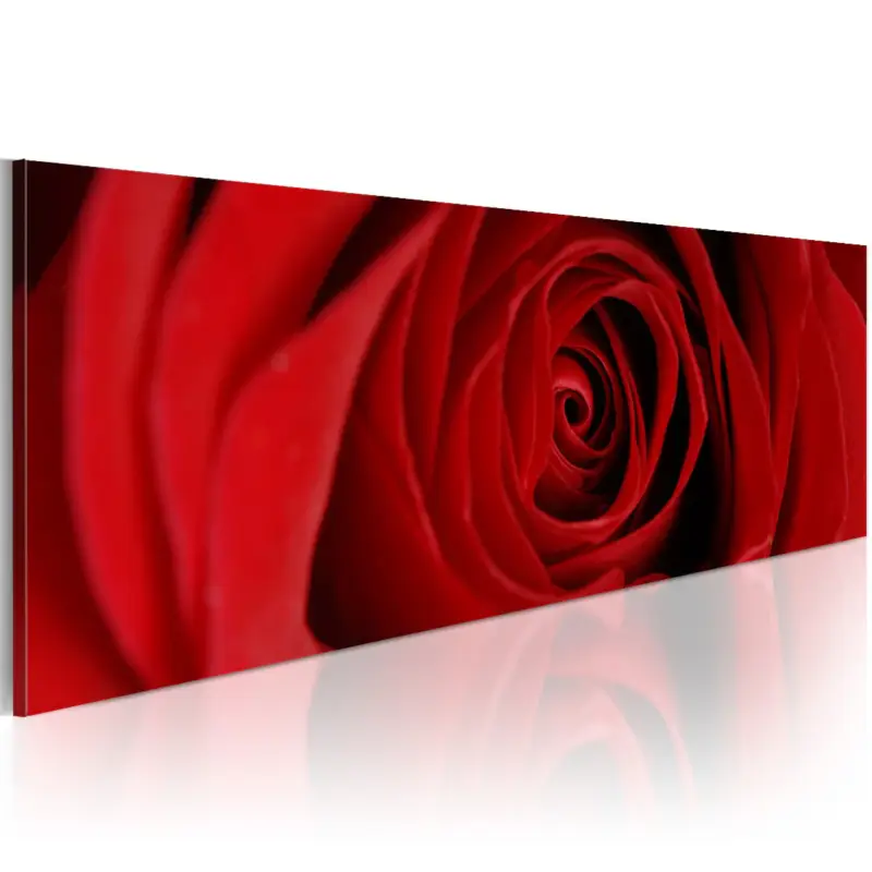 Soldes Schilderij - Midnight rose - 135x45
