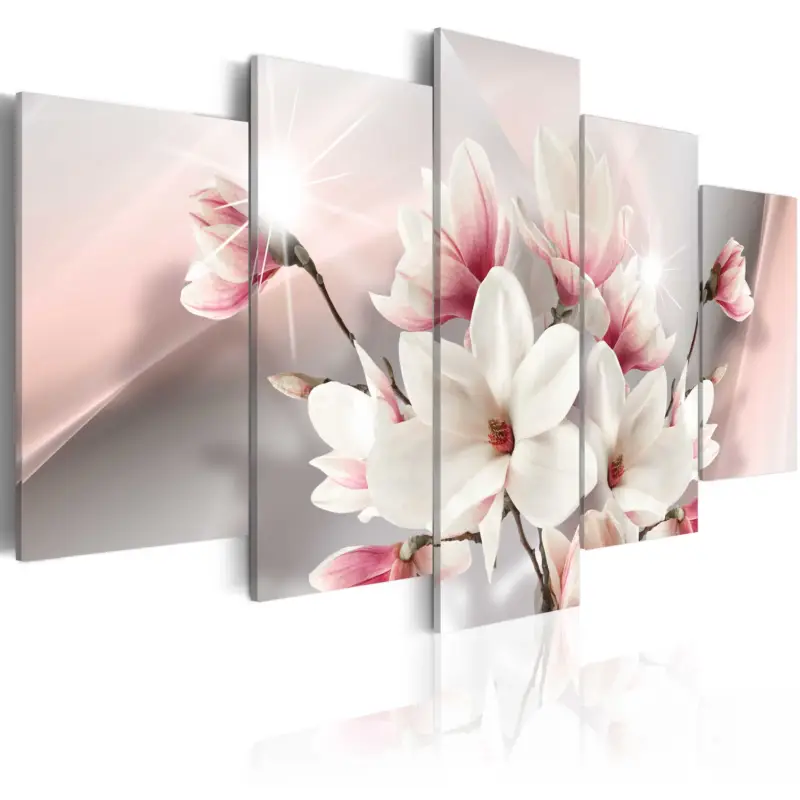 Authentique Schilderij - Magnolia in bloom - 100x50