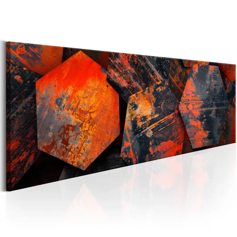 Acheter Direct Schilderij - Magic of Hexagons - 135x45