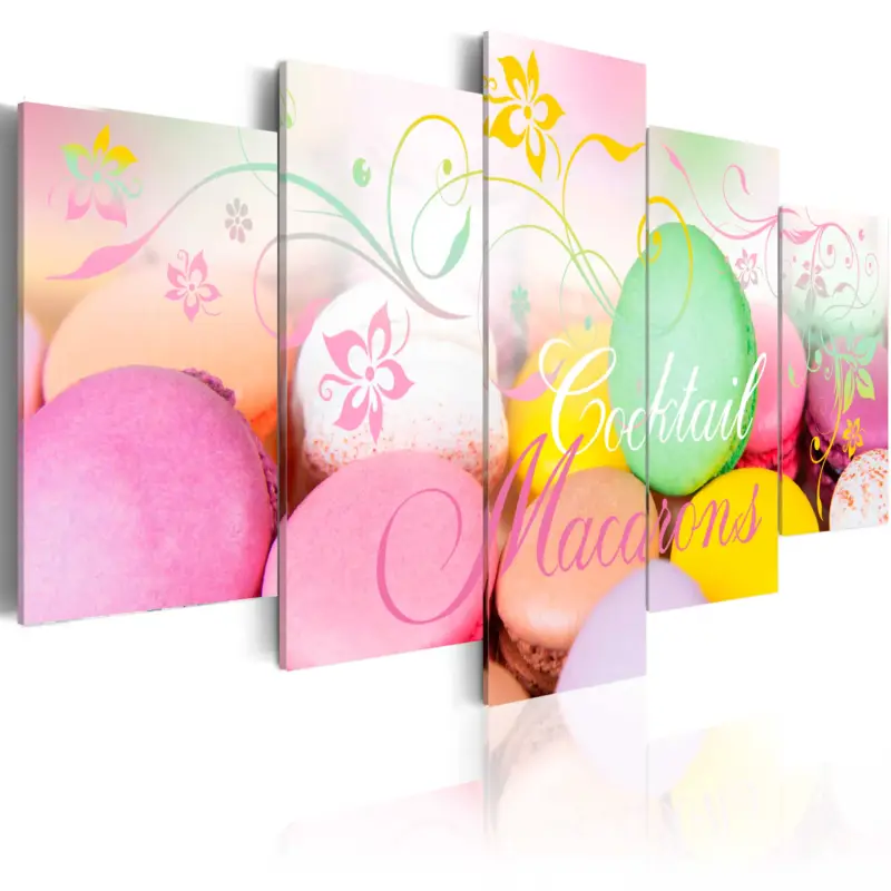 Acheter Direct Schilderij - Macarons - 100x50