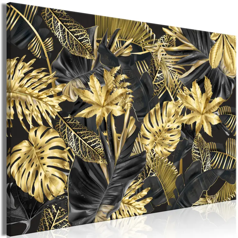 Soldes Schilderij - Luxurious Plants (1 Part) Wide - 60x40
