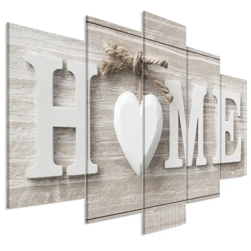 Soldes Schilderij - Love Sanctuary (5 Parts) Wide - 225x100