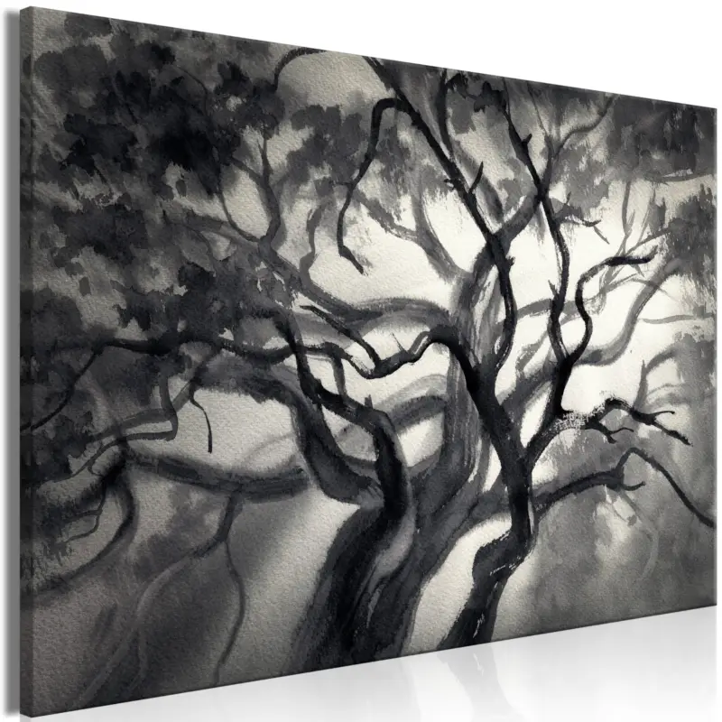 Bon Plan Schilderij - Lighted Branches (1 Part) Wide - 120x80