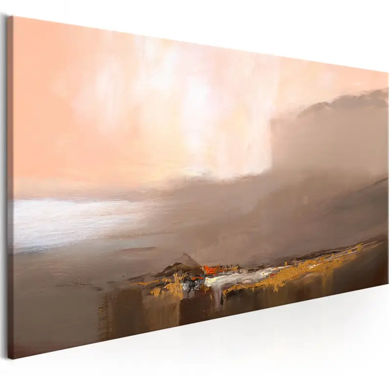 Vente Flash Schilderij - Last Step (1 Part) Brown Narrow - 150x50