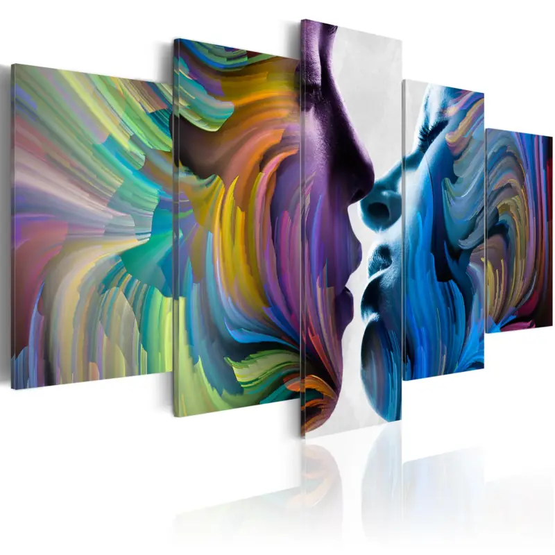 Achat Immédiat Schilderij - Kiss of Colours - 200x100