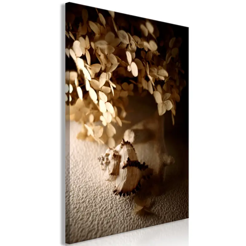 Vente Flash Schilderij - Humming Seashell (1 Part) Vertical - 40x60