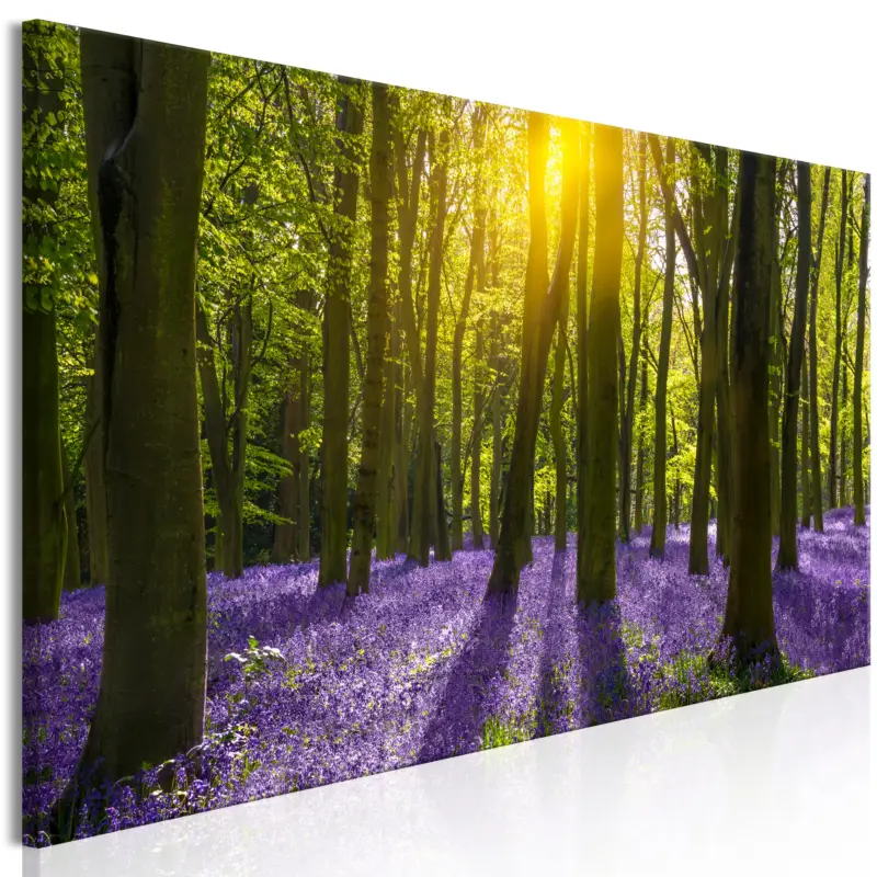 Commande En Gros Schilderij - Hyacinth Field (1 Part) Narrow - 150x50