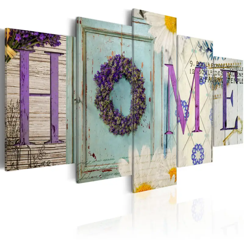 Top Vente Schilderij - Home in pastels - 200x100