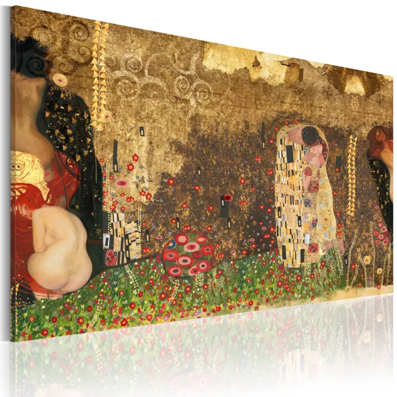 Certifié Schilderij - Gustav Klimt - inspiratie - 60x40