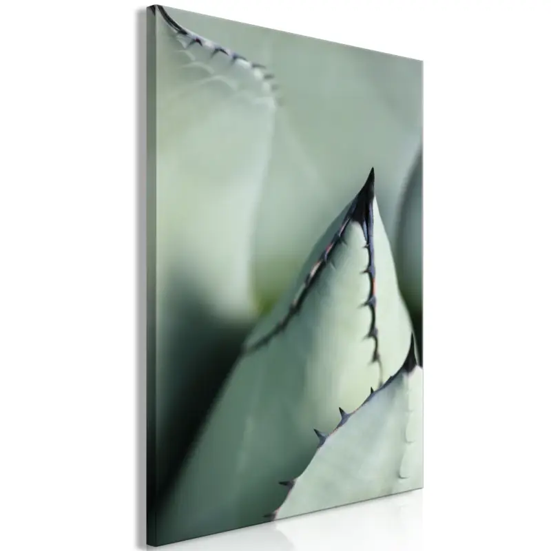 Super Prix Schilderij - Green Spikes (1 Part) Vertical - 40x60