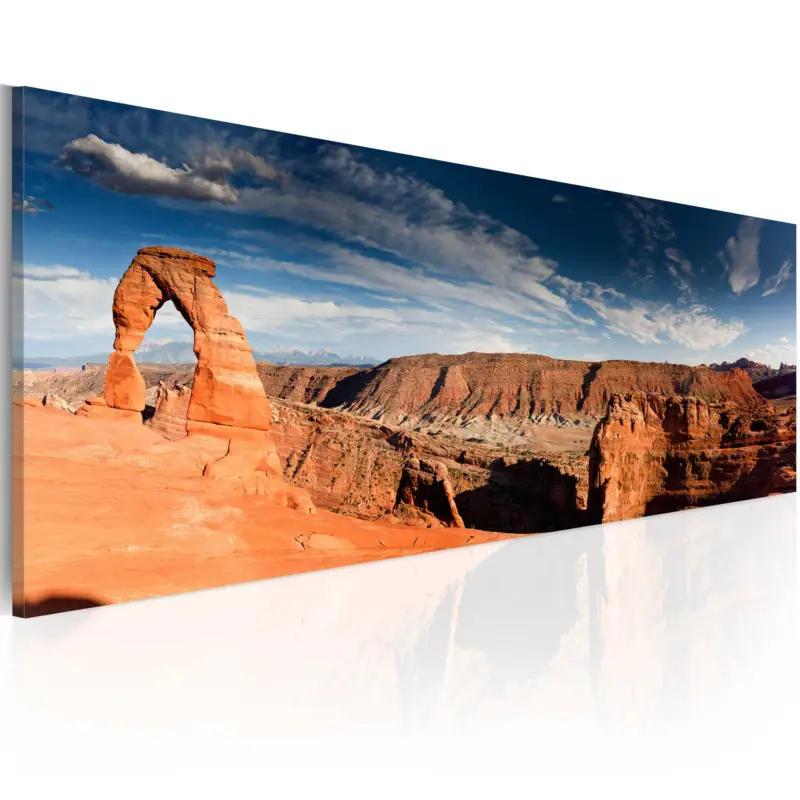 Vente Flash Schilderij - Grand Canyon - panorama - 135x45