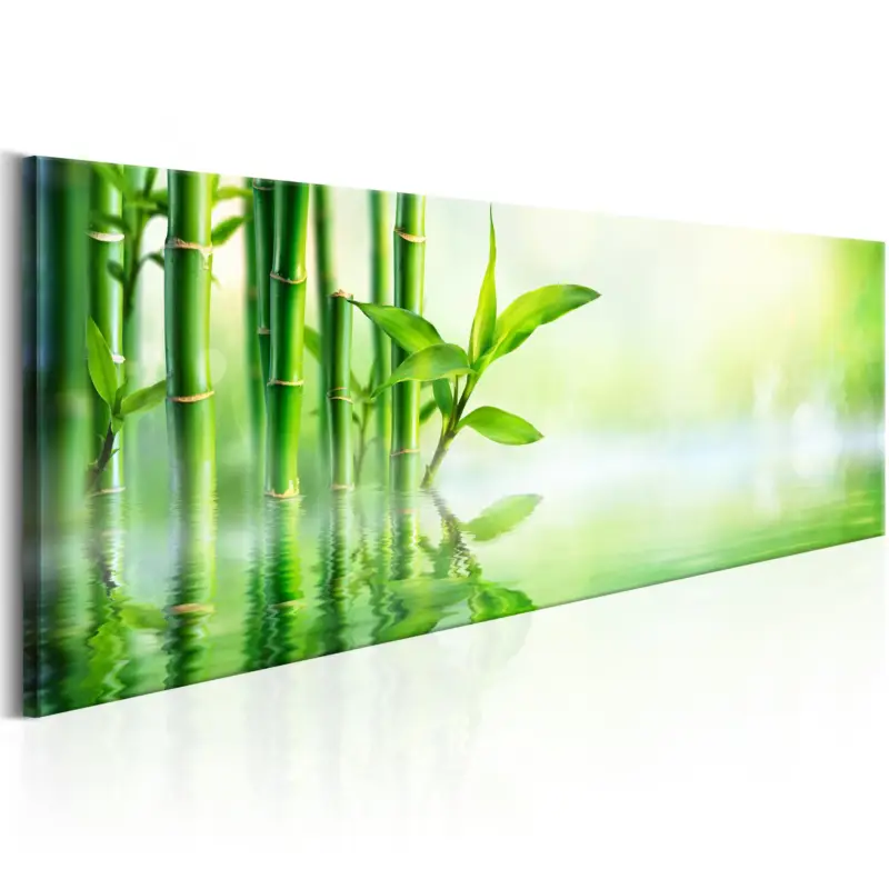 Achetez Aujourd’hui Schilderij - Green Bamboo - 150x50