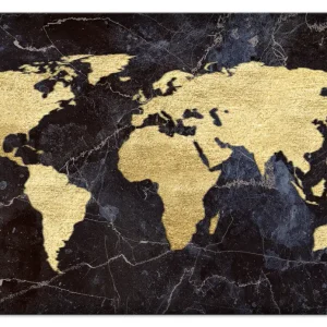 Solde Schilderij - Golden World (1 Part) Wide - 90x60