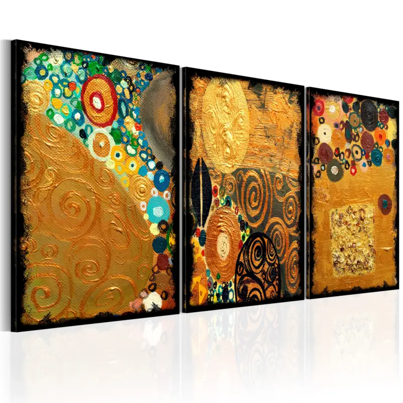 Vente Flash Schilderij - Golden Imagination - 60x30