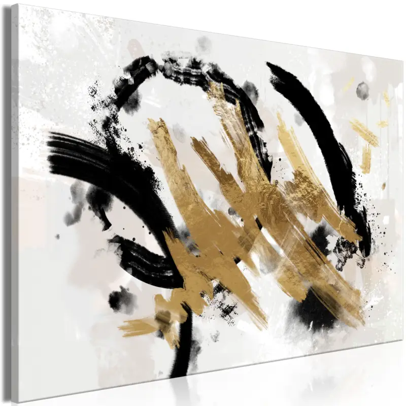 Vente Flash Schilderij - Golden Impression (1 Part) Wide - 120x80