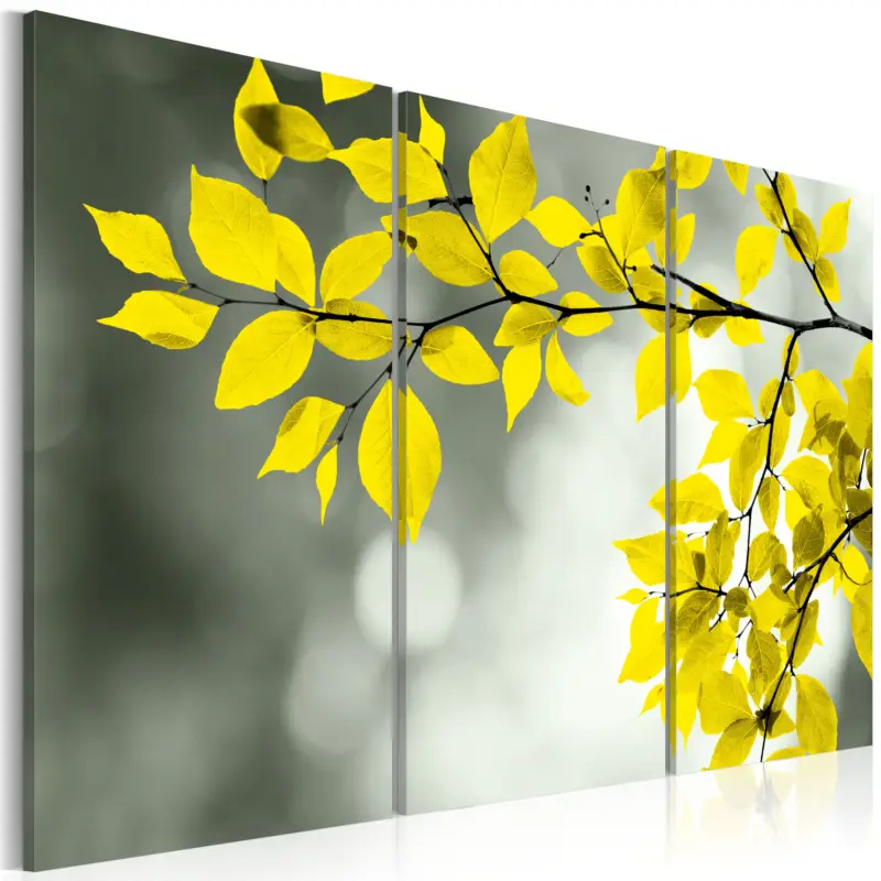 Achat Immédiat Schilderij - Gold sprig - 90x60