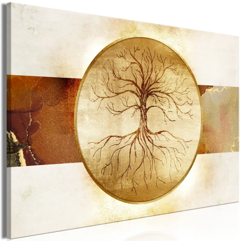 Certifié Schilderij - Gold Ducat (1 Part) Wide - 90x60