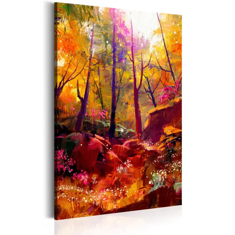 Acheter En Ligne Schilderij - Gemalter Wald - 40x60