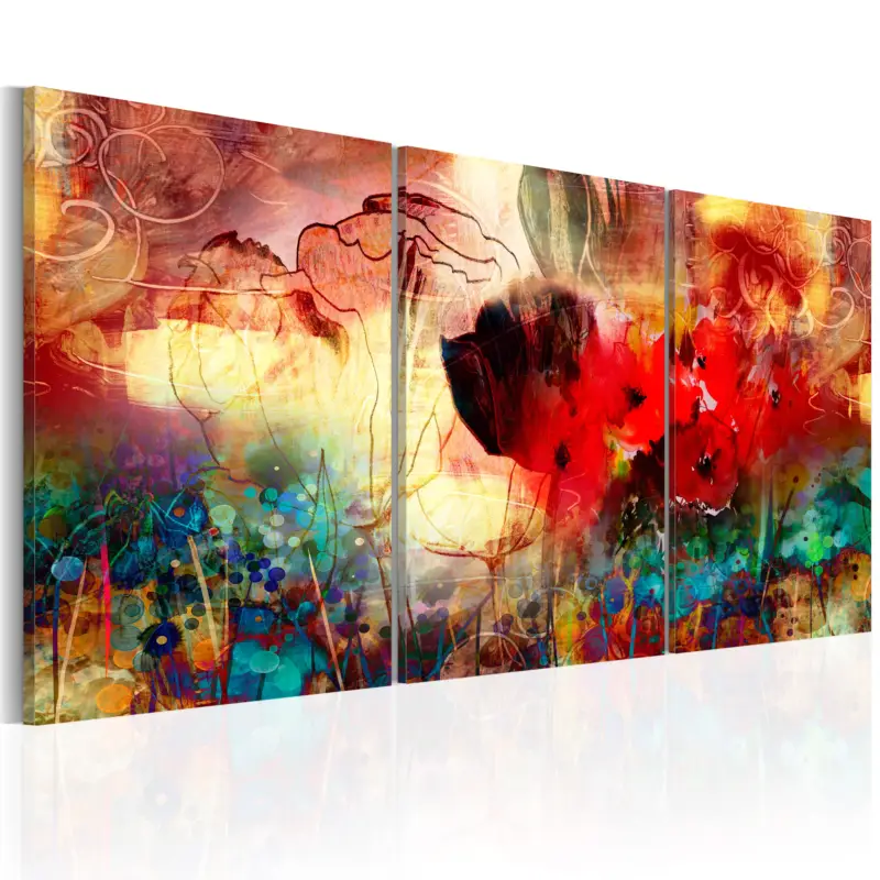 Super Prix Schilderij - Garden of Colours - 120x60