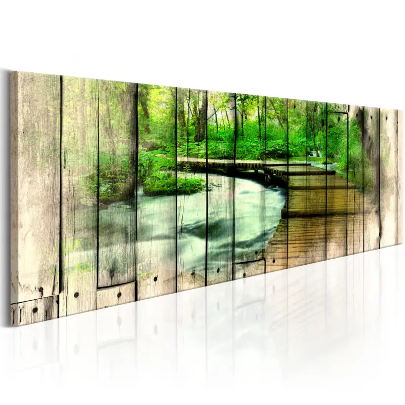 Top Vente Schilderij - Forestry Memories - 120x40