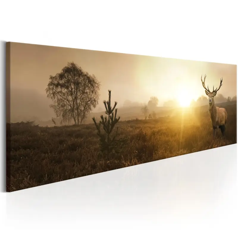 Super Prix Schilderij - Foggy Morning - 120x40