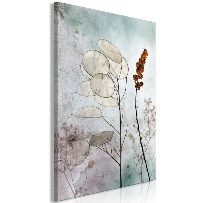 Super Prix Schilderij - Foggy Lunaria (1 Part) Vertical - 80x120