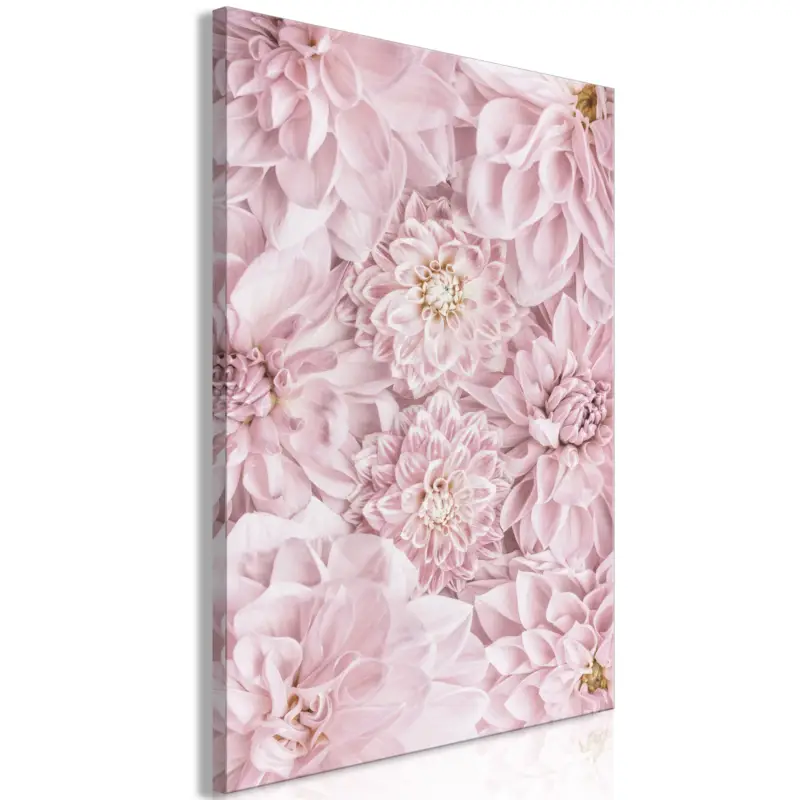 Bon Marché Schilderij - Flowers in the Morning (1 Part) Vertical - 40x60