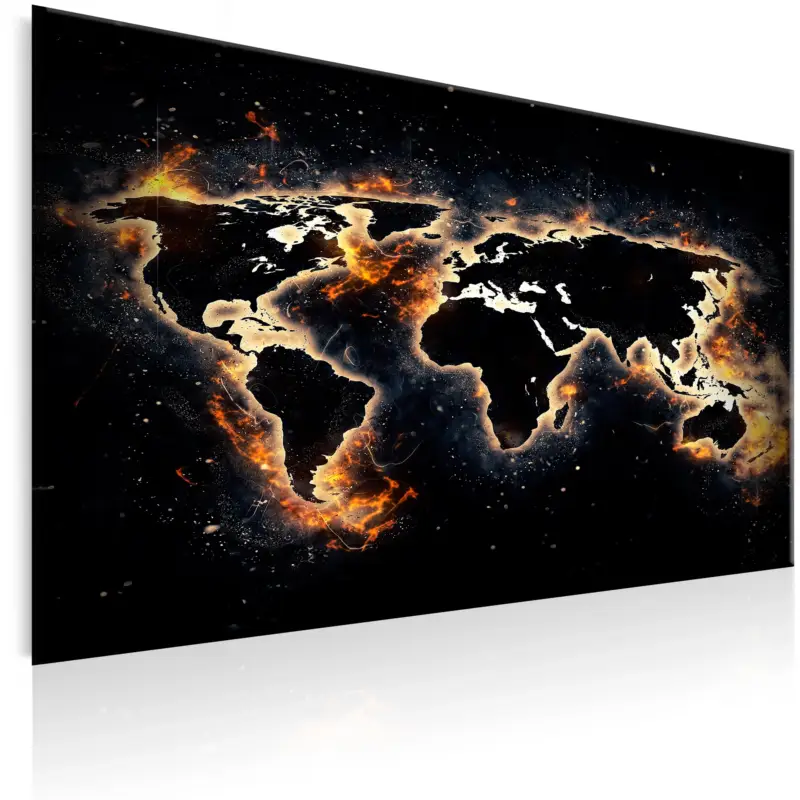 Achetez Aujourd’hui Schilderij - Fiery World - 120x80