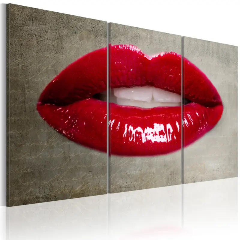 Seulement Aujourd’hui Schilderij - Female lips - 90x60