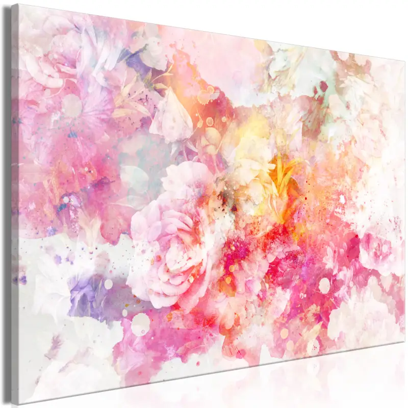 Usine Directe Schilderij - Explosion of Flowers (1 Part) Wide - 60x40