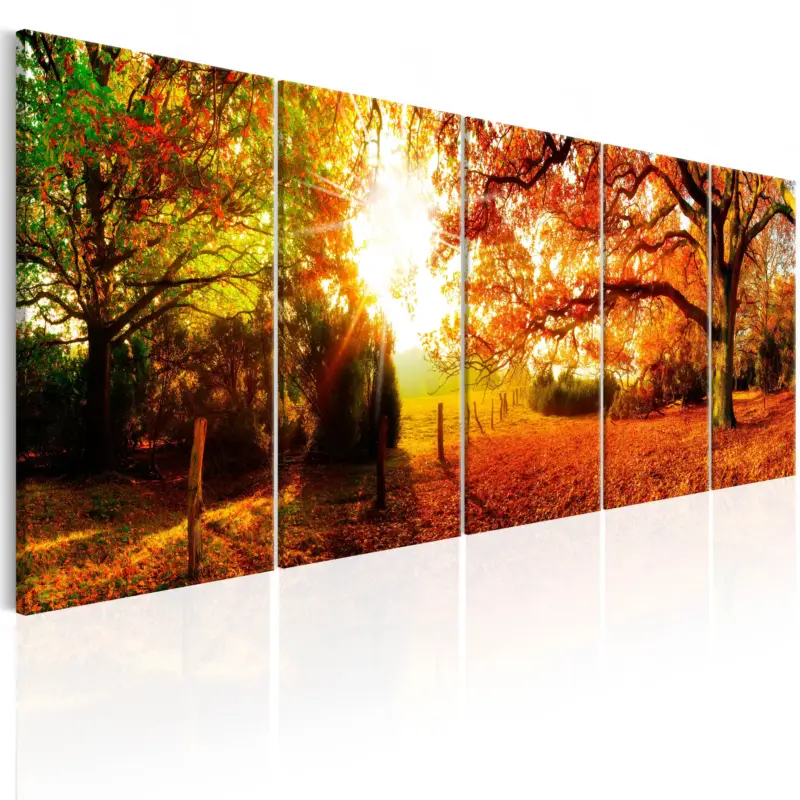 Vente Flash Schilderij - Enchanting Autumn - 200x80