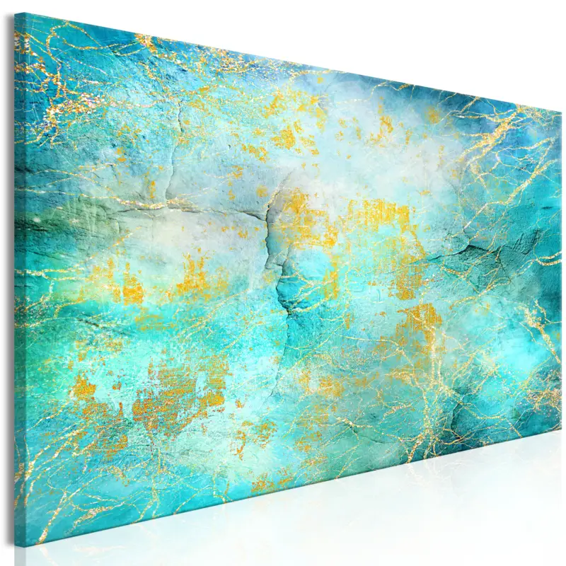 Authentique Schilderij - Emerald Ocean (1 Part) Narrow - 135x45