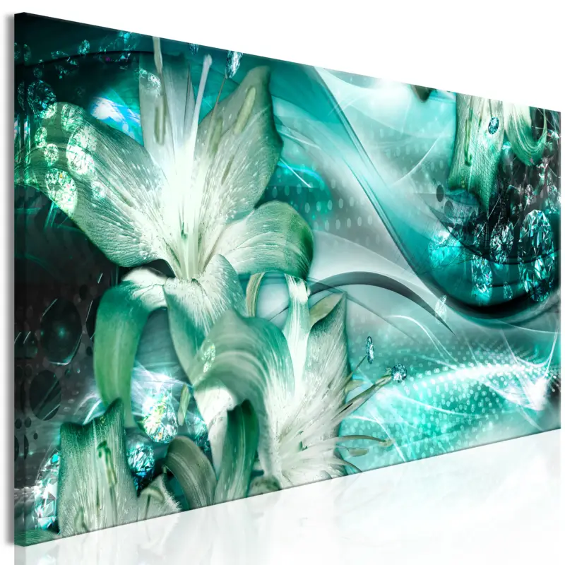 Usine Directe Schilderij - Emerald Dream (1 Part) Narrow - 150x50