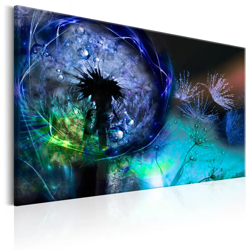 Acheter En Ligne Schilderij - Dandelions: Blue Glow - 90x60