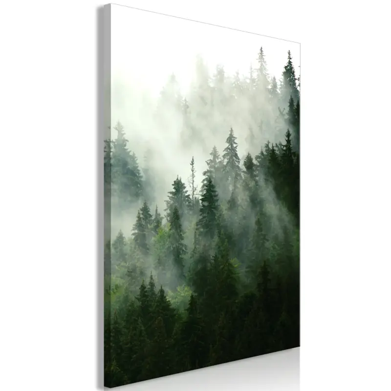 Bon Marché Schilderij - Coniferous Forest (1 Part) Vertical - 40x60