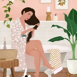 2439437 na een bad posters & art prints door Petra Holikova - Premium Poster - 50x70 Acheter En Ligne