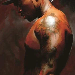 50 Cent Cool posters & art prints door Larry King - Premium Poster - 50x70 Solde