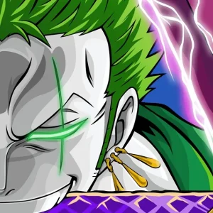 Zielen Roronoa Zoro posters & art prints door Ernando Febrian Putra - Premium Poster - 50x70 Meilleur Prix