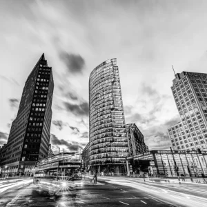 Super Prix Potsdamer Platz in Berlijn posters & art prints door Dieterich Fotografie - Premium Poster - 50x70
