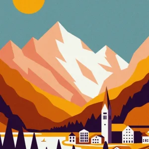 ZUID-TIROL posters & art prints door Ralf Erlinger - Premium Poster - 50x70 Must-Have