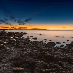 Zonsondergang posters & art prints door Tomas Hermann - Premium Poster - 50x70 Haute Qualité