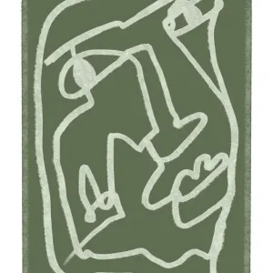 Abstracte eigenzinnigheid posters & art prints door Sharyn Bursic - Premium Poster - 50x70 Affaire À Saisir