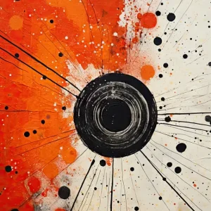 Zwarte Zon posters & art prints door Decker Studios - Premium Poster - 50x70 Haute Qualité