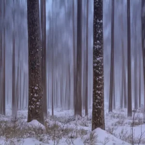 Winter-gekruid bos posters & art prints door Martin Hansson - Premium Poster - 50x70 Promotion Saisonnière