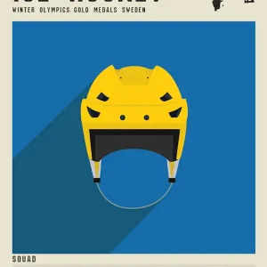 Achat Immédiat Zweden IJshockey 1994 posters & art prints door Lars Gustafsson - Premium Poster - 50x70