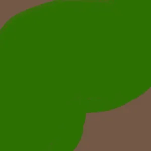 Abstracte groene werveling op aardse achtergrond posters & art prints door THE MIUUS STUDIO - Premium Poster - 50x70 Usine Directe