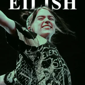 Acheter Direct Billie Eilish Potrait Vintage posters & art prints door Mochamad - Premium Poster - 50x70